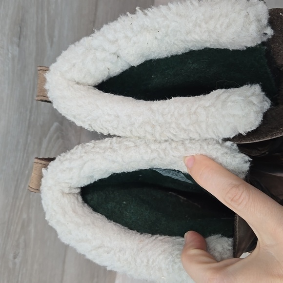 Sorel Mens 40179 Leather Insulated Line Duck Rubber Winter Boots Shoes Sz 9 - Picture 5 of 13